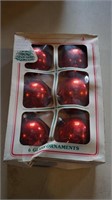 Vintage Christmas Light Bulbs Red