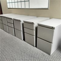 (6) 2 and 3 Drawer File Cabinets     (H# 3)