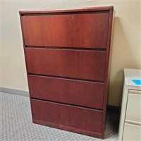 4 Drawer Wooden File Cabinet           (H# 2)