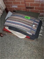 LOT THROW RUGS- SOME NEW