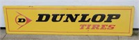 1990 DUNLOP TIRES EMBOSSED SIGN