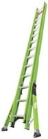 DAMAGE 28ft Fiberglass Extension Ladder