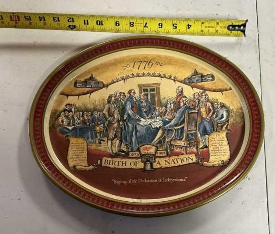 Miller Beer Tray - Birth of a Nation
