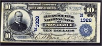 1905 $10 Providence National Currency
