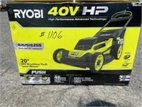 Ryobi 20" 40 Volt Self Propelled Mower