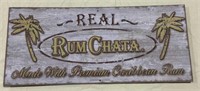 Rum Chata Wood Sign, 36" x 16"