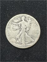 Semi Key Date* 1921-S Walking Liberty Half Dollar
