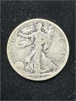 Silver 1923-S Walking Liberty Half Dollar