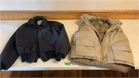 Men’s Cabela’s goose down vest (L-tall) & jacket