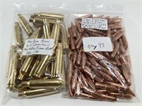 (24) 6.5 Creedmoor Casings & (93) Bullets