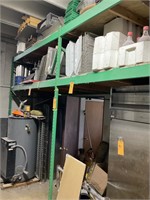 Heavy duty metal shelving unit