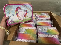 Lot of 12 Lucy Locket unicorn tea set with carry