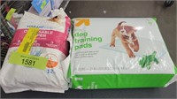 (L)dog diapers abd dog training pads