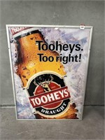 Original 1980’s TOOHEYS Perspex Pub Sign Framed