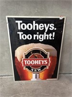 Original 1980’s TOOHEYS Perspex Pub Sign Framed