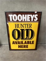 Original 1980’s TOOHEYS Perspex Pub Sign Framed