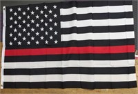 Firefighter American flag  3x5'