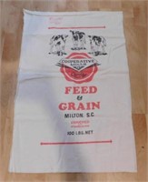 Cooperative Mills cotton feed sack -