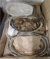 SILVER PLATED CELERY TRAYS