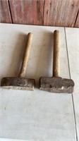 2 hand sledgehammers