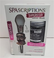 SUPERSTAR GLITTER PEELOFF MASK Infused with CHARCO