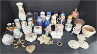 (AD) Lot of Porcelain & Ceramic Jewelry Boxes &