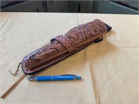 TOOLED LEATHER HOLSTER