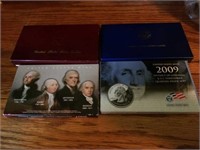 Lot of 4 coin sets. 2007 presidential 4 proof