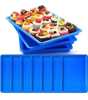 10 Pack Plastic Serving Trays and Platters