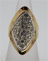 Panetta, Sterling Silver Gold Plated Ring