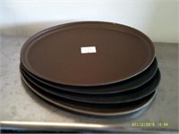 Lot of 4 Serv. Trays 27"