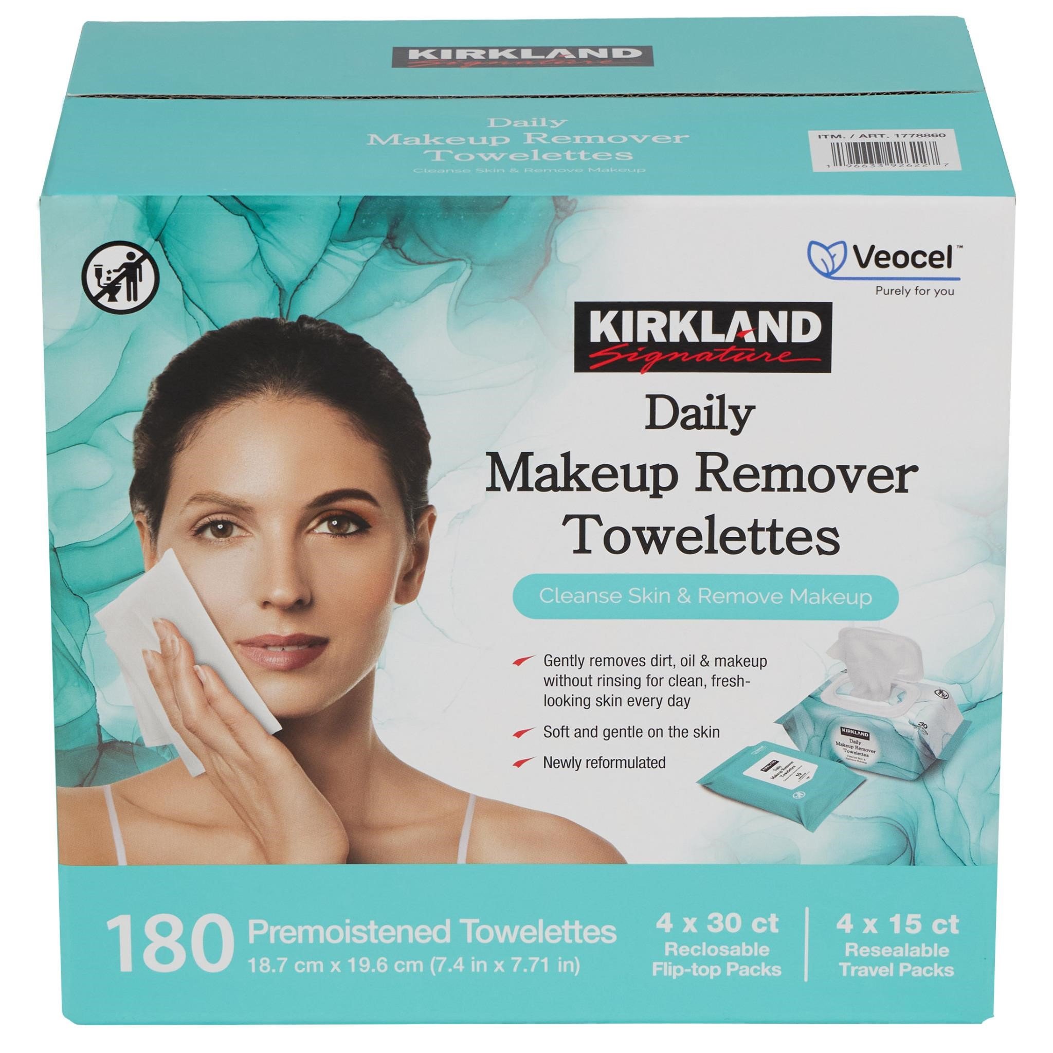 Kirkland Makeup Remover Towelettes, 180ct