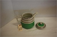 Green Teapot By Hall's Superior China