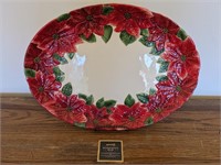 Better Homes 18" Oval Christmas Serving Platter