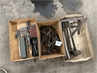 Sockets, Taps, C Clamps, Tools, Misc.