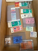 Chicago Bears vintage ticket collection