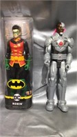 DC Figurines, robin, (2020), cyborg (2015)