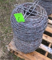 2 Rolls of New Barb Wire (2 times the money)