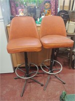 Pair of retro bar stools