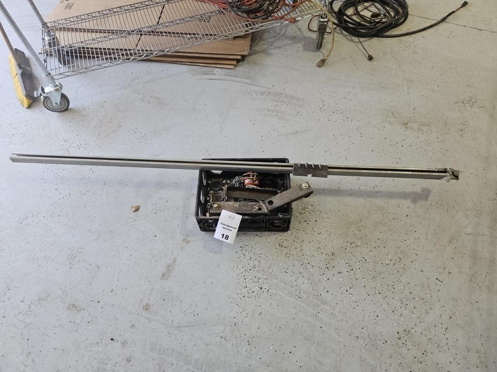 550 lb Hoist with various brackets