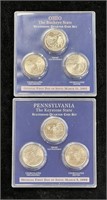 Ohio & Pennsylvania Statehood Quarter Sets