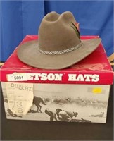 Stetson 4x Beaver Western Felt Cowboy Hat 7 3/8