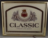 CHRISTIAN SCHMIDT CLASSIC BEER LIGHTED SIGN 18''