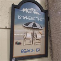 HOME IS WHERE THE BEACH IS SIGN