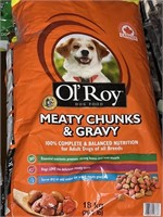 39.7 lb Ol Roy Meaty Chunks Fog Food