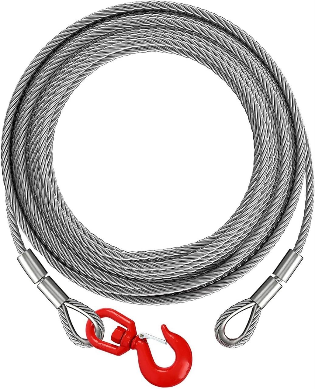 Winch Cable Towing Heavy Duty  3/8 inch