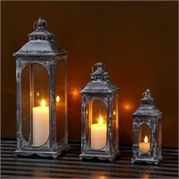 TRIROCKS Set of 3 Vintage Candle Lanterns 10/14/19
