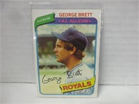 1980 OPC GEORGE BRETT BASEBALL CARD