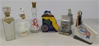 Collectable liquor bottles (empty).