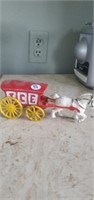 Cast iron Ice Wagon toy